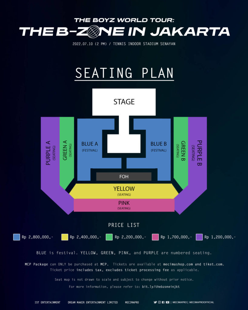 THE BOYZ WORLD TOUR : THE B-ZONE IN JAKARTA - MECIMA SHOP